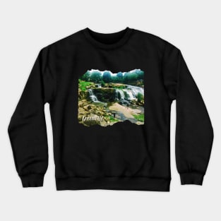 Photo of Greenville South Carolina skyline blue sky sunset USA city break Crewneck Sweatshirt